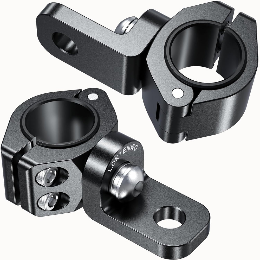 2PCS Heavy Duty CNC ATV Whip Light Mount