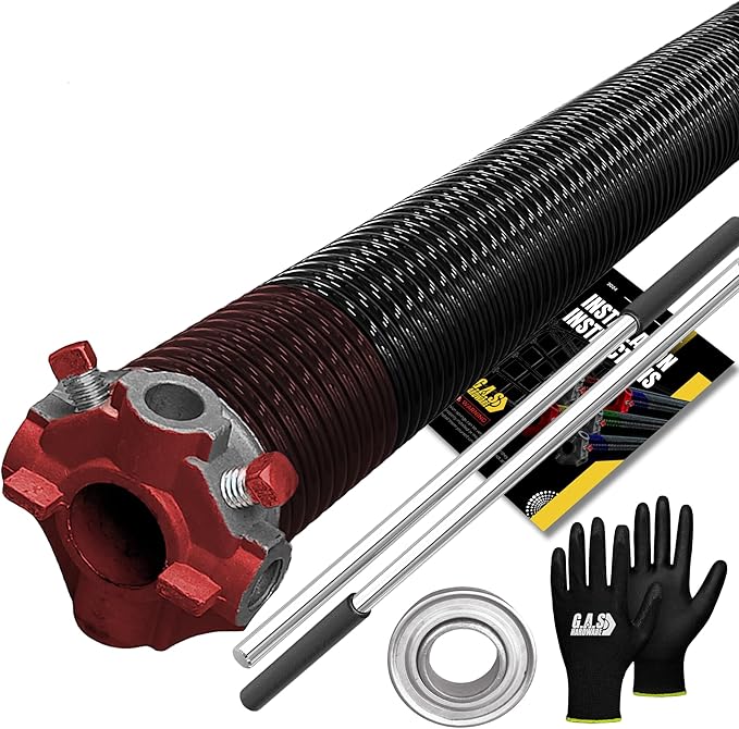 Garage Door Torsion Spring 234x1.75x29 Includes 1” Steel Bearing, Non-Slip