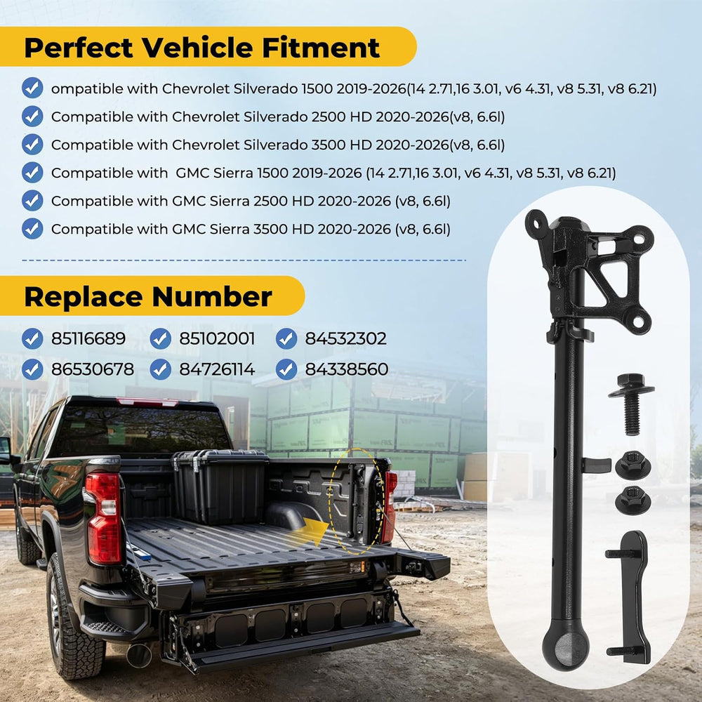 Auxiliary Tailgate Step Handle Compatible with Chevy Silverado & fit for ...