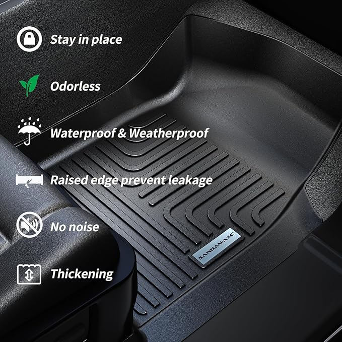 Floor Mats & Trunk mat for 2021-2024 2025 Chevrolet Suburban 8 Seats