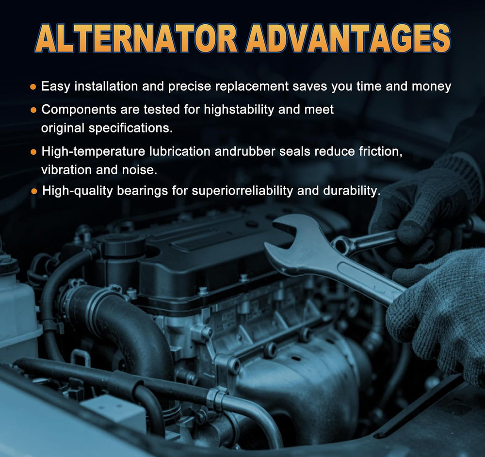 Alternator Compatible with 10-15 IS250 2.5L V6