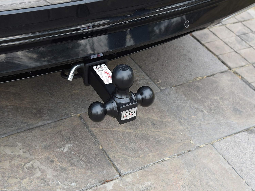TOPTOW Trailer Hitch Tri-Ball Hitch Ball Mount with 1-7/8", 2" and ...