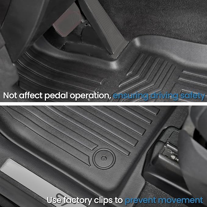 Floor Mats for 2020-2024 2025 Ford Explorer 7 Seats Bench Seat Car Mat