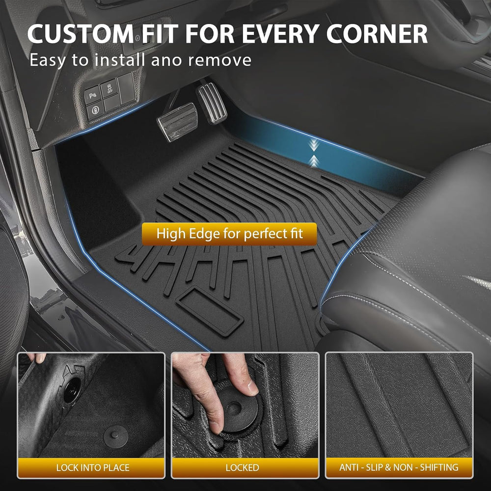 Powerty Floor Mats Cargo Liner for Jeep Grand Cherokee L 2021-2027(6-Seater w...