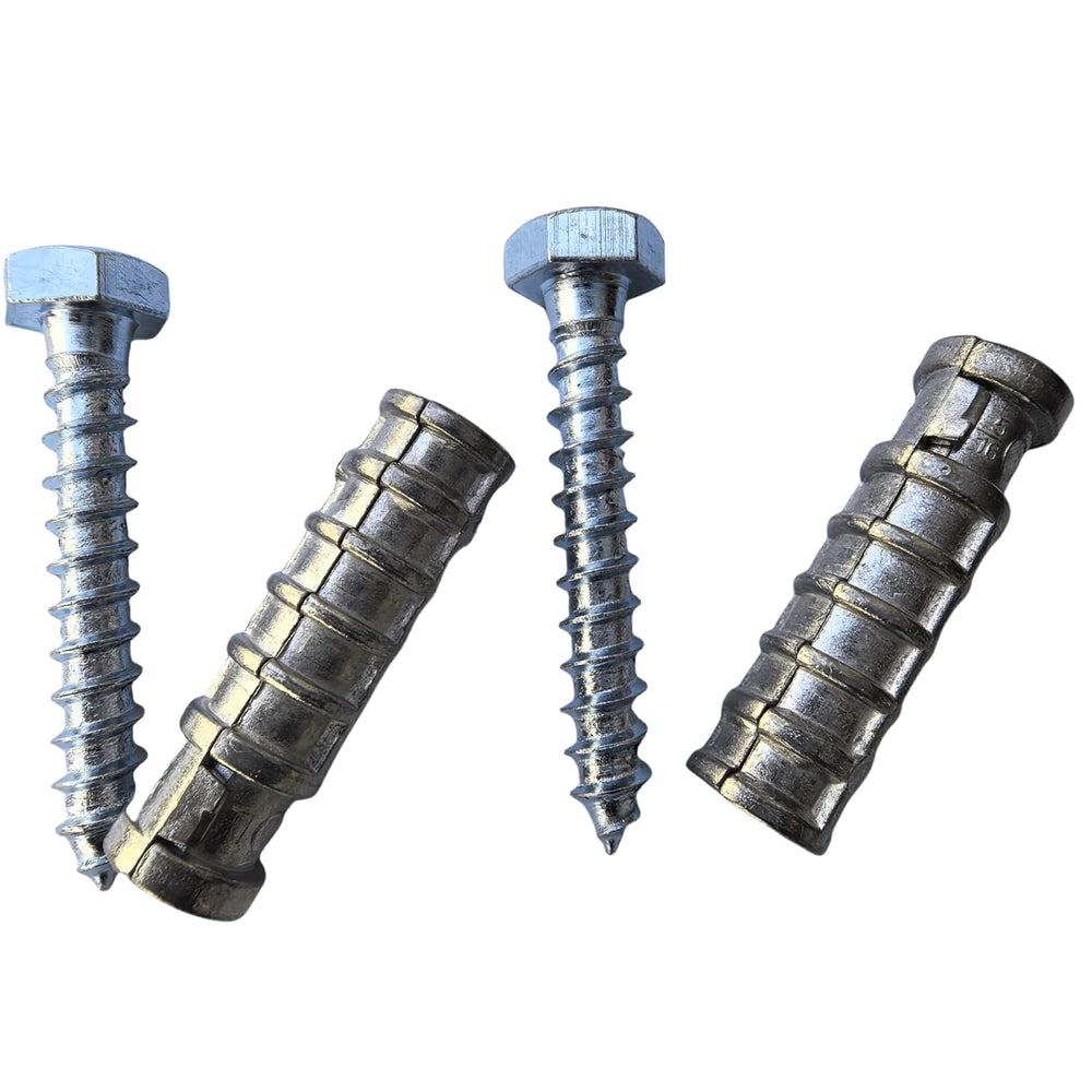 SANTIE 3/8 in. x 2-1/2 in. Zinc-Alloy Long Lag Shields Anchor