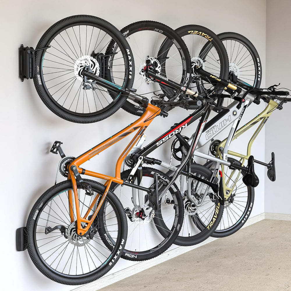 monTEK Swivel Bike Wall Mount, Bike Hangers (4 Pack)