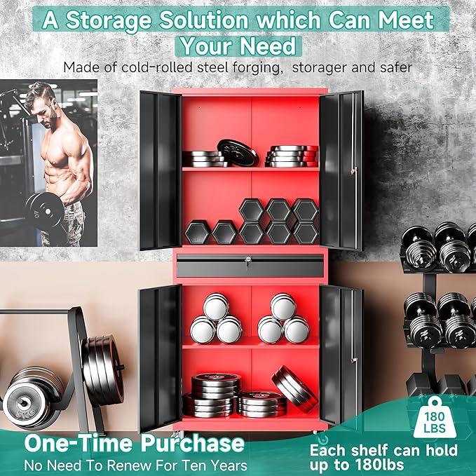 SISESOL Metal Storage Cabinet