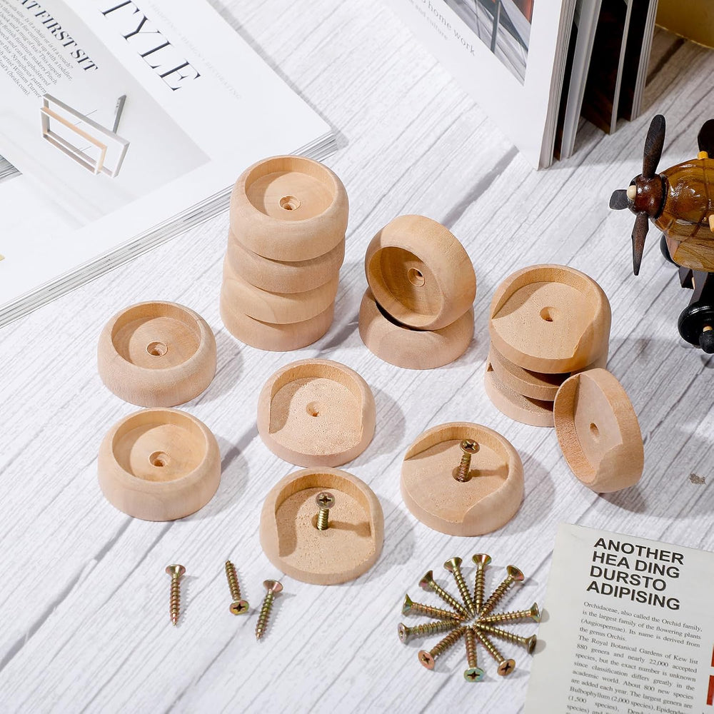 Weysat 80 Sets Closet Pole Socket Wooden Closet Rod Holders 1-3/8" Pole ...