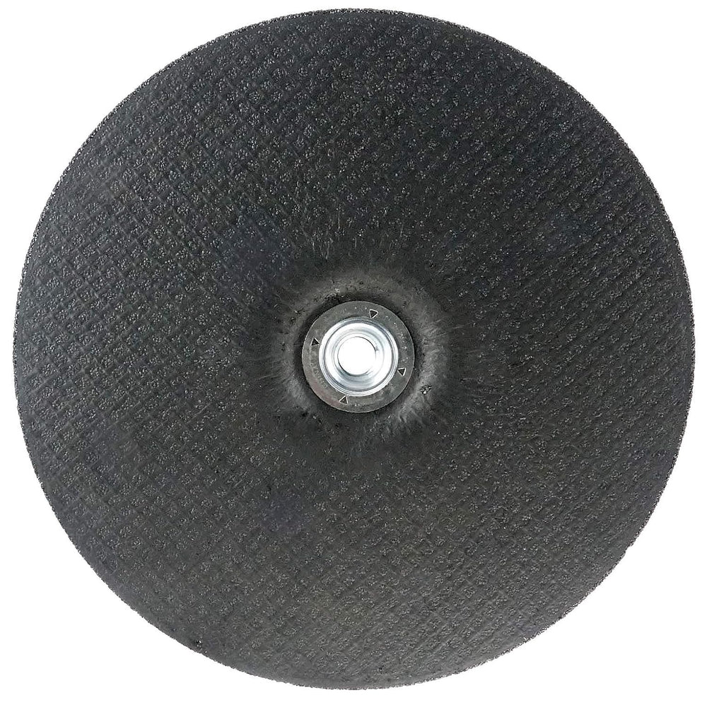 Weiler 56470 9" X 1/4" Wolverine Type 27 Grinding Wheel, A24R, 5/8&...