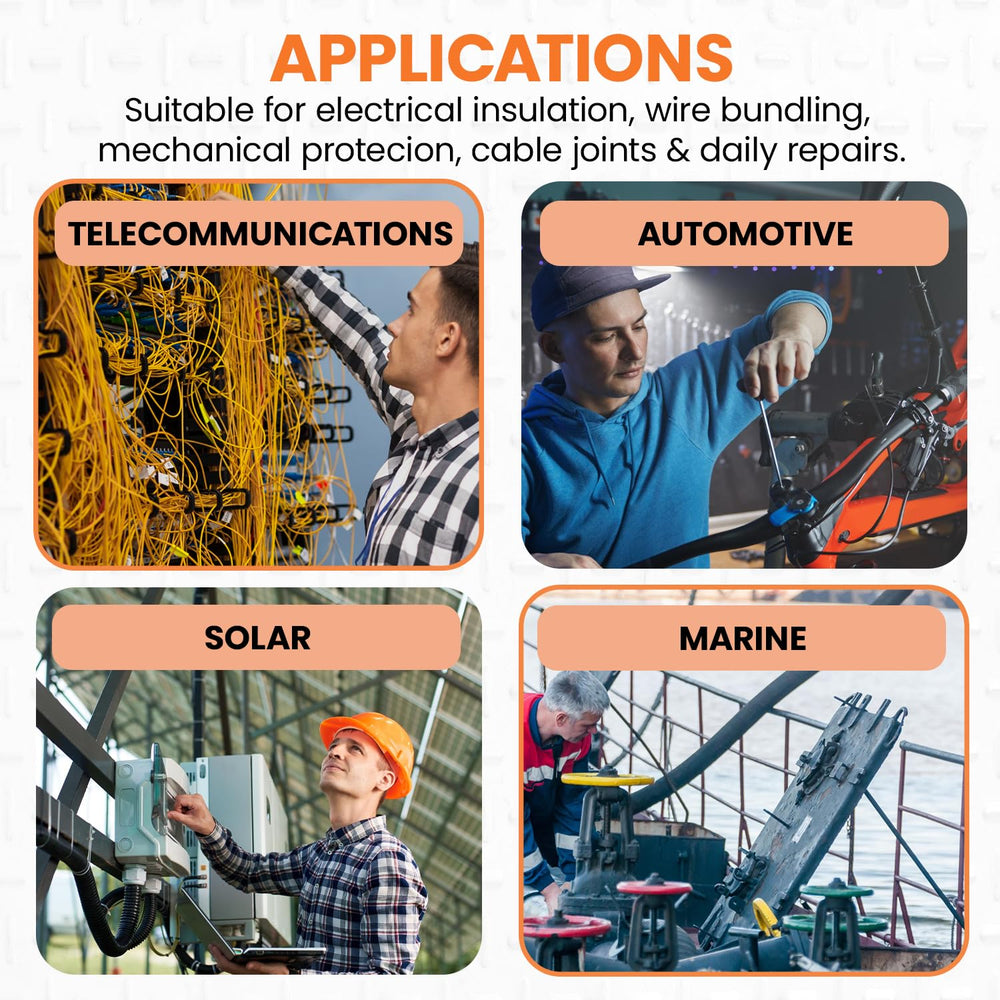 3/4" Black [50 Feet] Marine Grade 3:1 Ratio Heat Shrink Tubing Roll