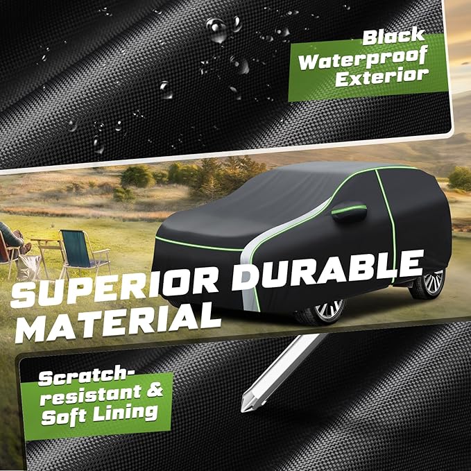 Mixsuper Liner Car Cover for Chrysler Pacifica 1999-2026, 7 Layers Waterproof