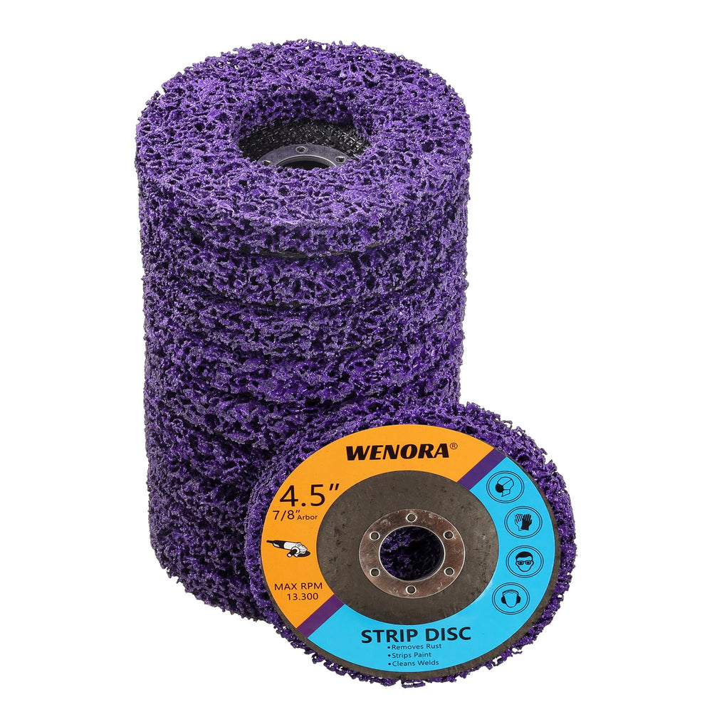 10 Pack Strip Discs Stripping Wheel for Angle Grinder, 4-1/2" x 7/8&quot...