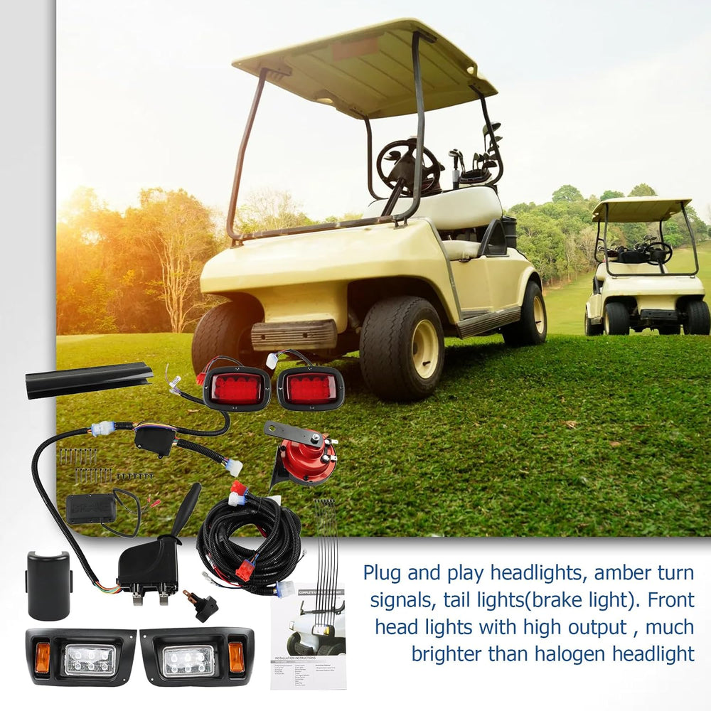 WFLNHB Golf Cart Light Kit Replacement for DS Club Car 1994-Up