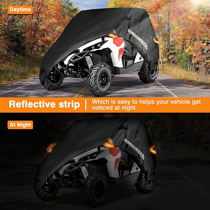 NEVERLAND UTV Cover, All-Weather Protection Side by Side Cover 2-3 Passenger