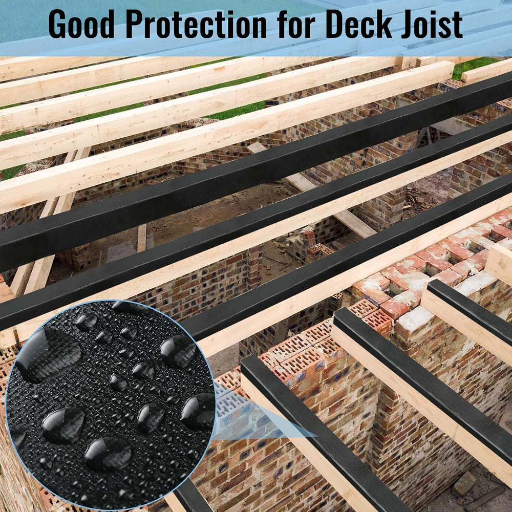 Tatuo 6 Rolls Deck Joist Tape for Decking, 3-1/8 Inch x 50 ft Flashing Tape