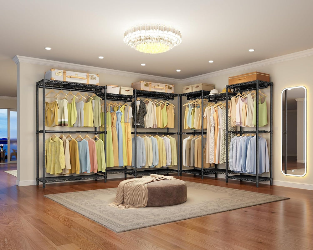 VIPEK X3 Basic Expandable Closet System, Heavy Duty Freestanding Open Wardrob...