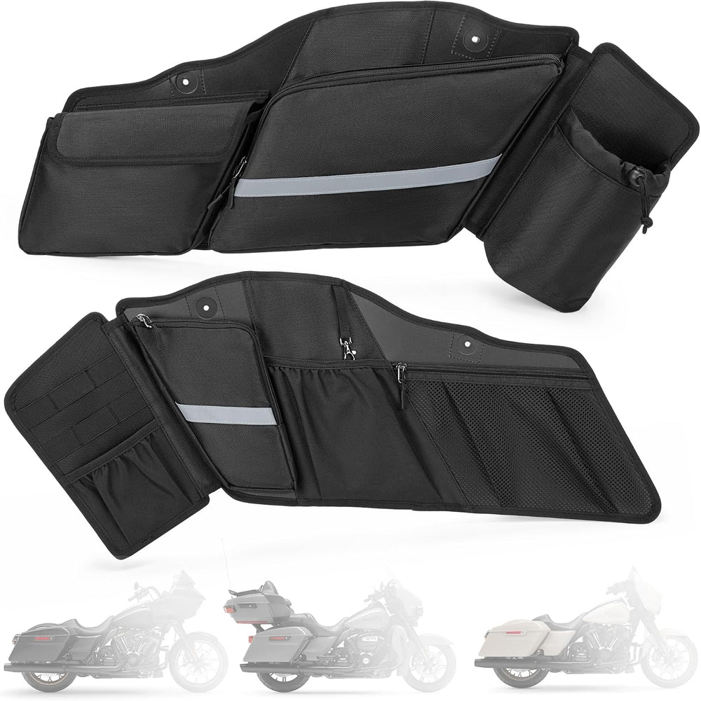 HODRANT Motorcycle Saddlebag Organizer, Saddlebag Liners Side Bag Compatible ...