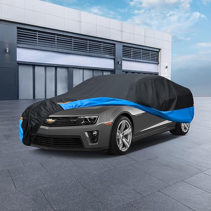 Car Cover Waterproof All Weather Outdoor Windproof Dustproof UV Protection Fit
