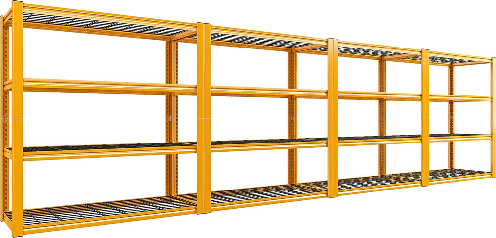 REIBII 40" W Garage Shelving Heavy Duty Metal Shelving 2200LBS Storage S...