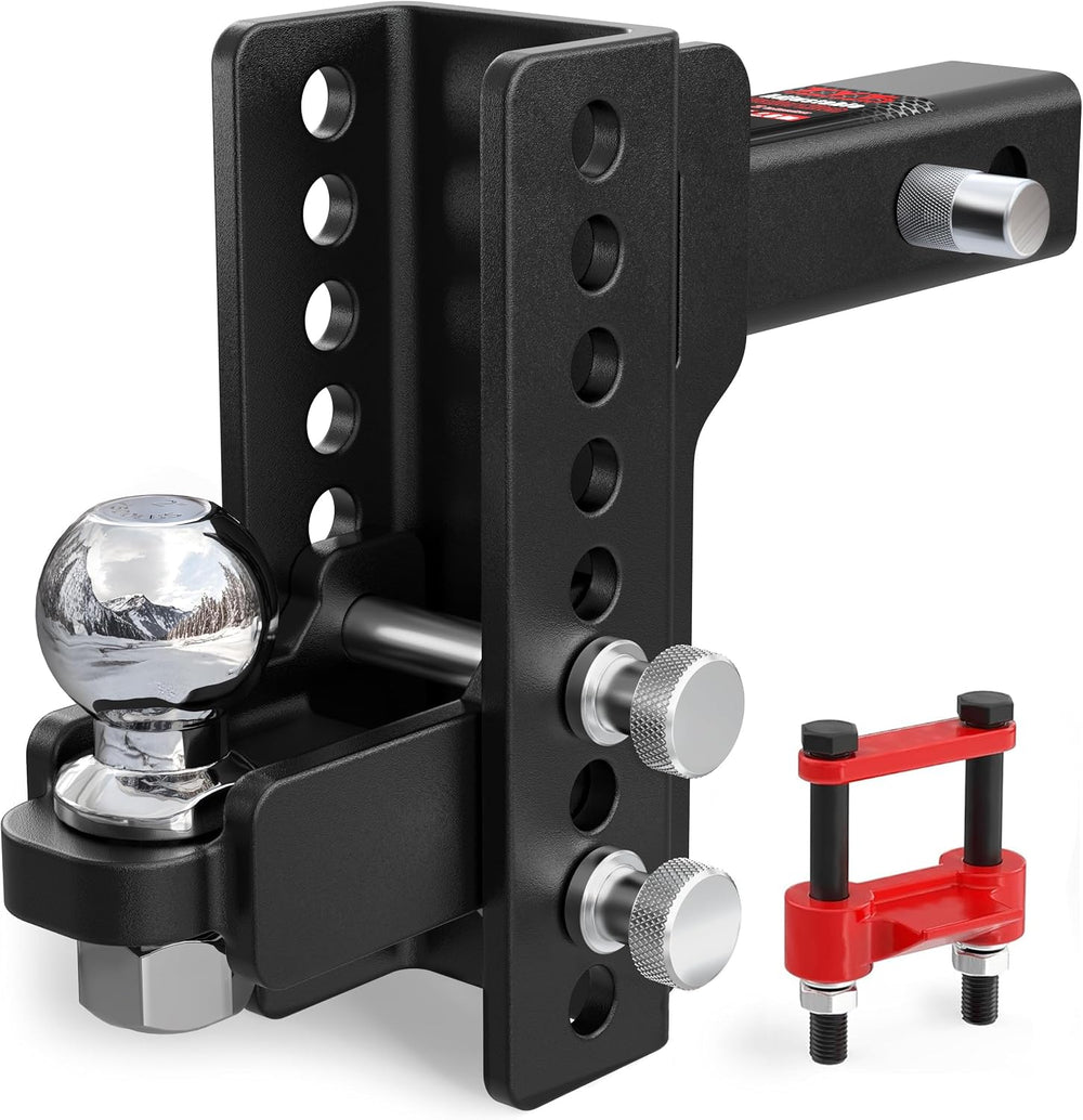 TYT Adjustable Trailer Hitch Ball Mount for 2 Inch Receiver