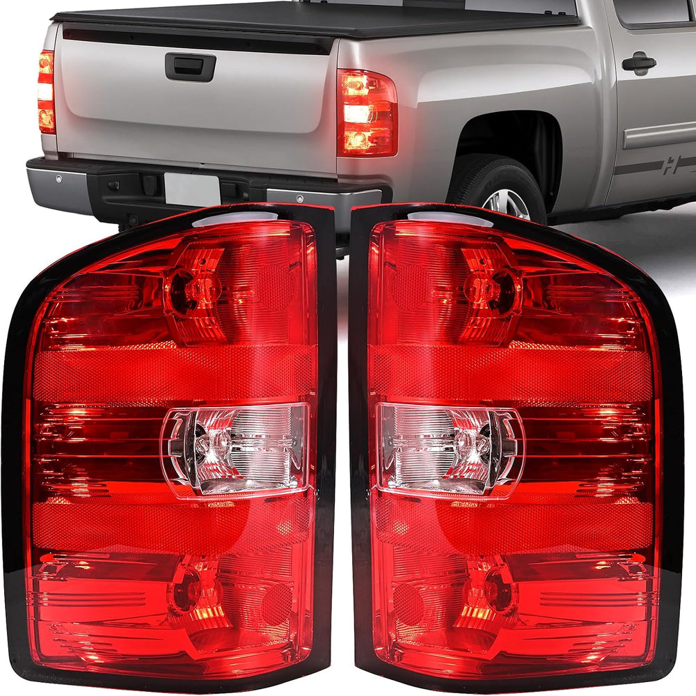 Tail Lights Assembly for Chevy Silverado 1500 2500 3500 2500HD 3500HD 2007 20...