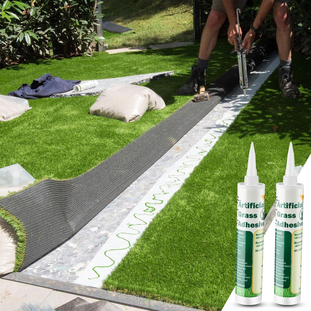 Threlaco 4 Tubes Artificial Grass Turf Glue 10 oz Seam Adhesive Synthetic