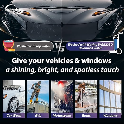 iSpring Spotless Car Wash System, Deionized Water System