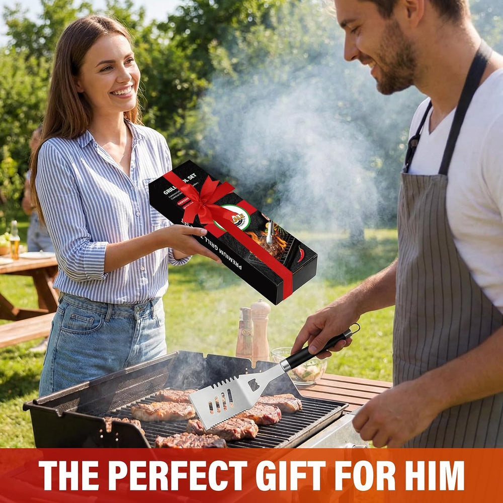 Yekale Grill Set, Grill Tools Outdoor Grill Utensils Set BBQ Accessories