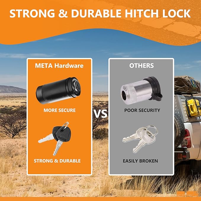 Trailer Hitch Locks, Hitch Lock (4pack)