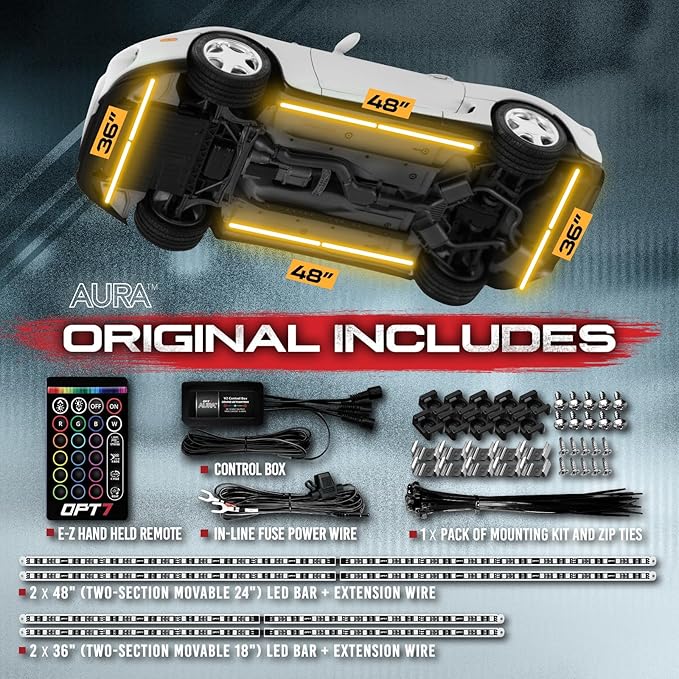 OPT7 Aura Aluminum LED Underglow Kit