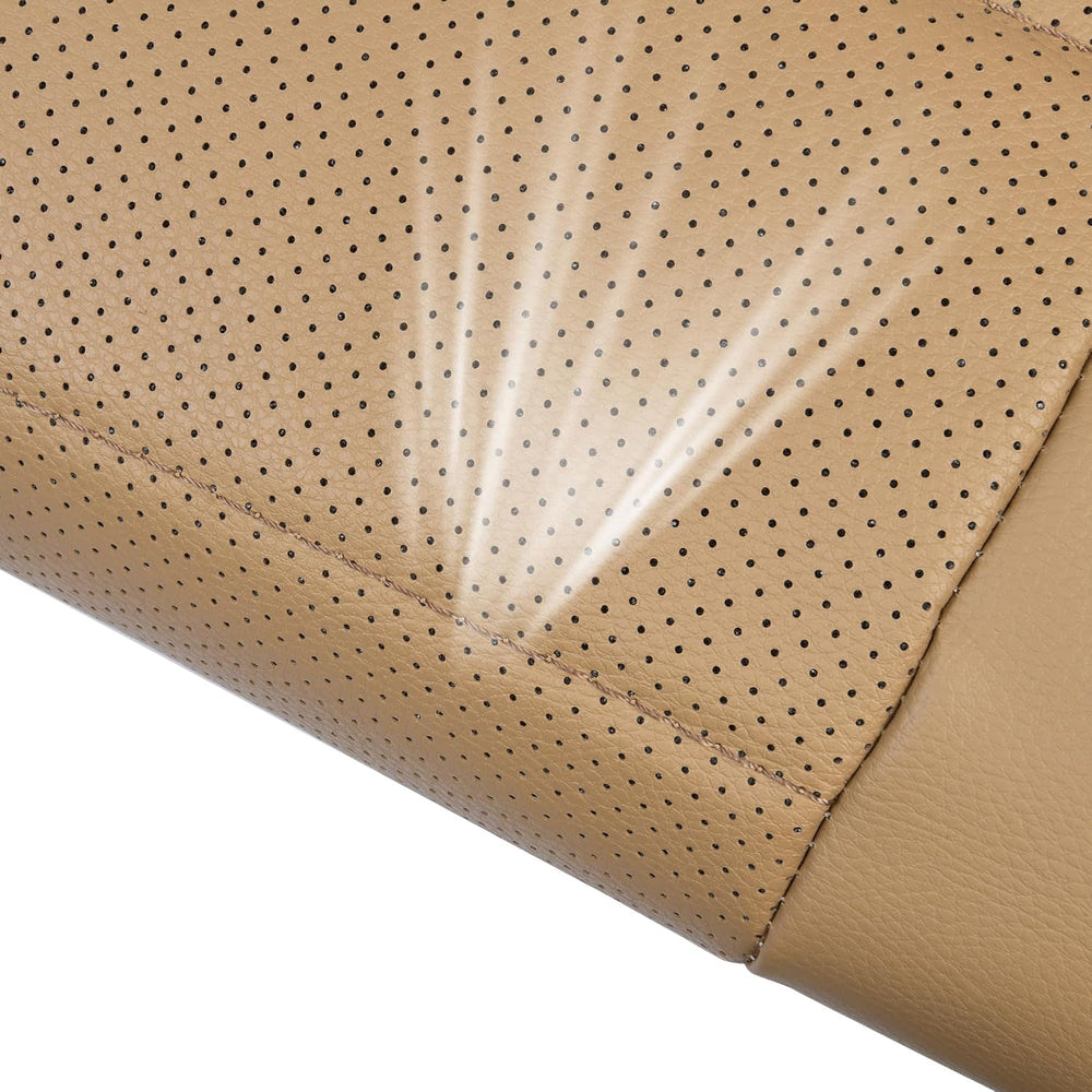 CAR PASS Piping Leather Seat Cover,Universal FIT with Composite Sponge Inside...