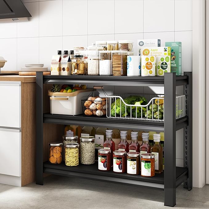 40" W Garage Shelving Heavy Duty，1500LBS Loads Adjustable Garage Storage...