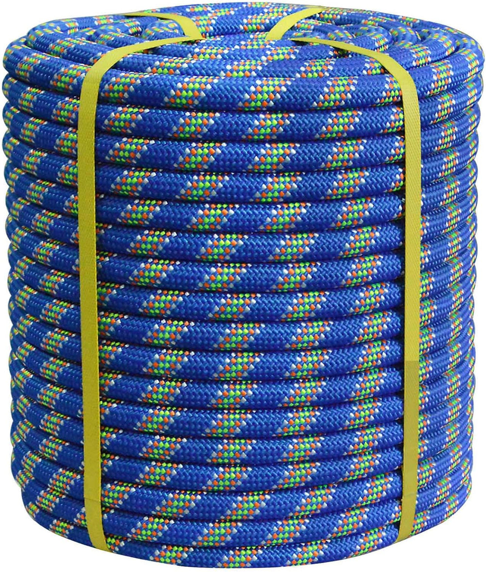 Double Braided Arborist Rigging Rope, 3/4" x 50 ft Strength Bull Rope, 4...