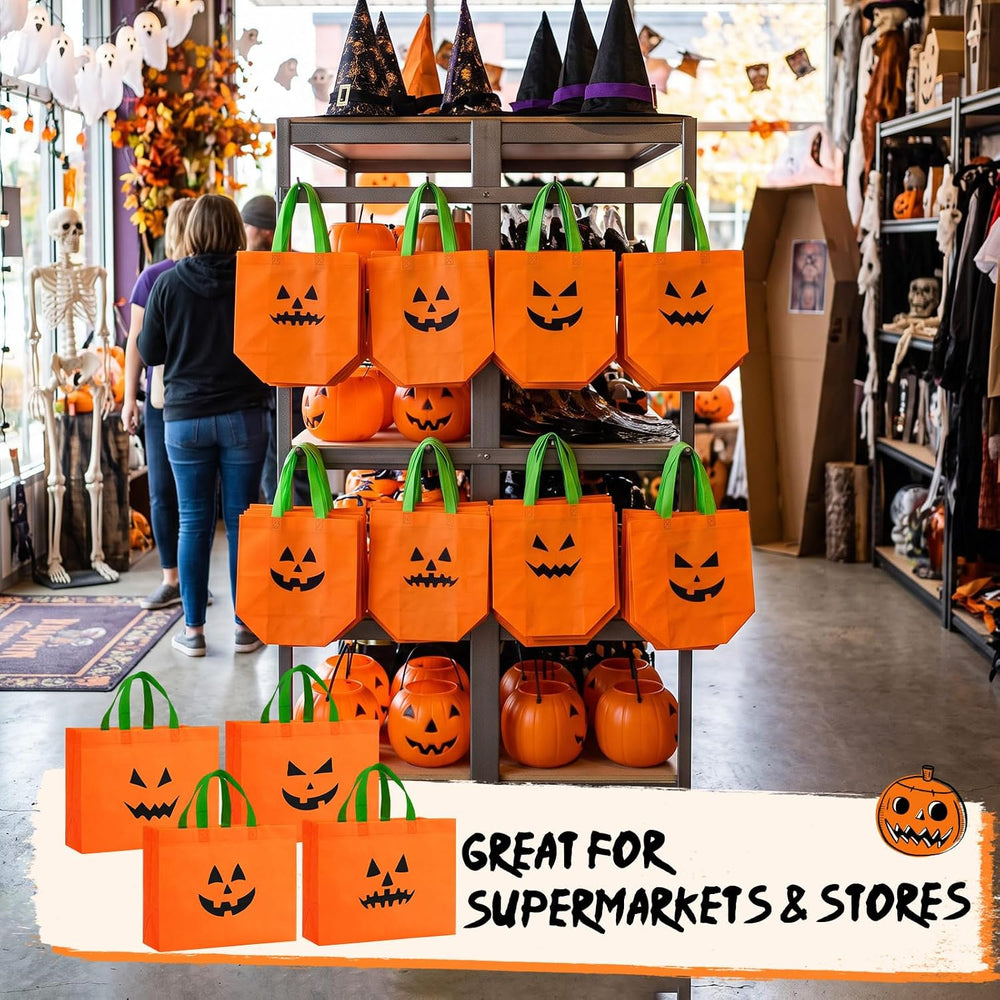36 Pcs Large Halloween Treat Tote Bags Non Woven Gift Bags 13" x 10&quot...