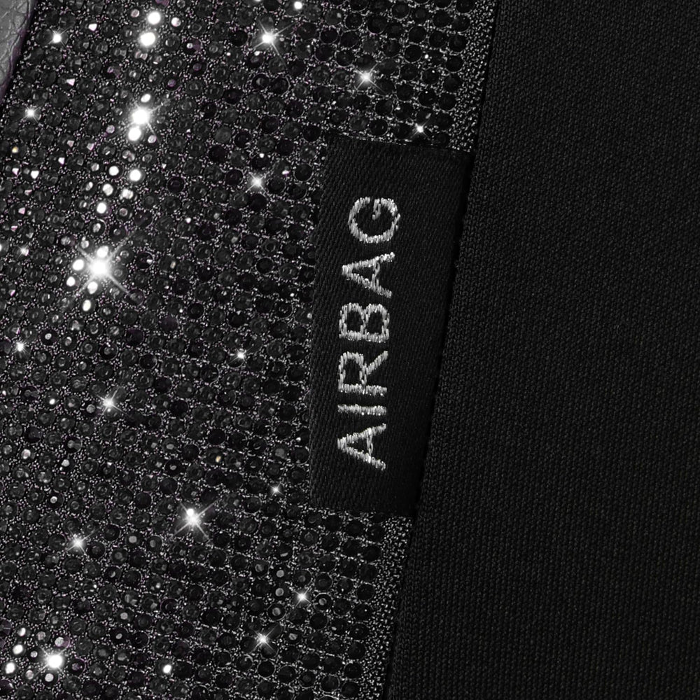 CAR PASS Bling Diamond Black Leather Car Seat Covers Full Sets Interior Sets,...