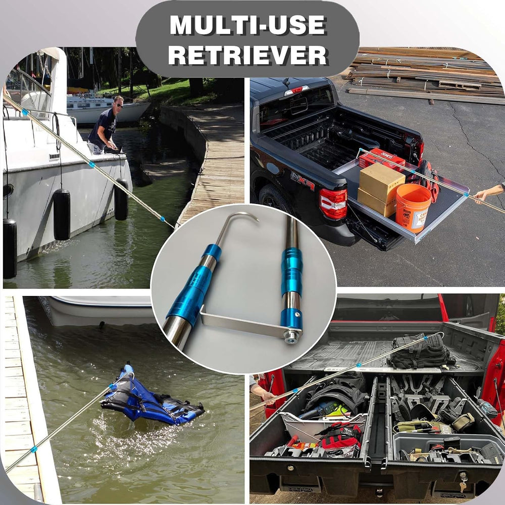 Cargo Grabber Reach Retriever Tool, 6.3 Ft Heavy Duty Truck Bed Accessories T...