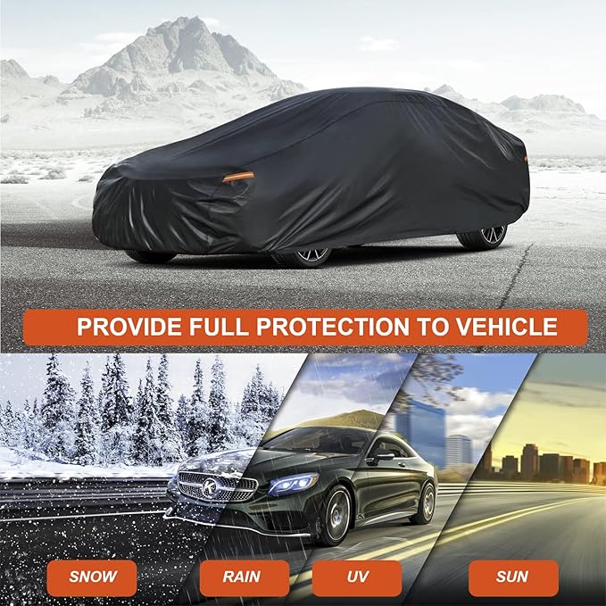 Kayme 7 Layers Car Cover Custom Fit