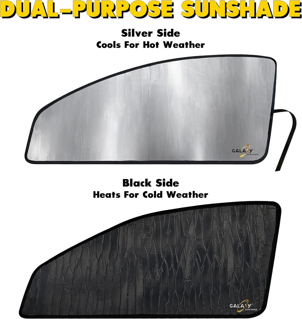 GalaxyAutoShield Custom Fit Front Side Window Sunshades (2pcs) for 2023 2024 ...