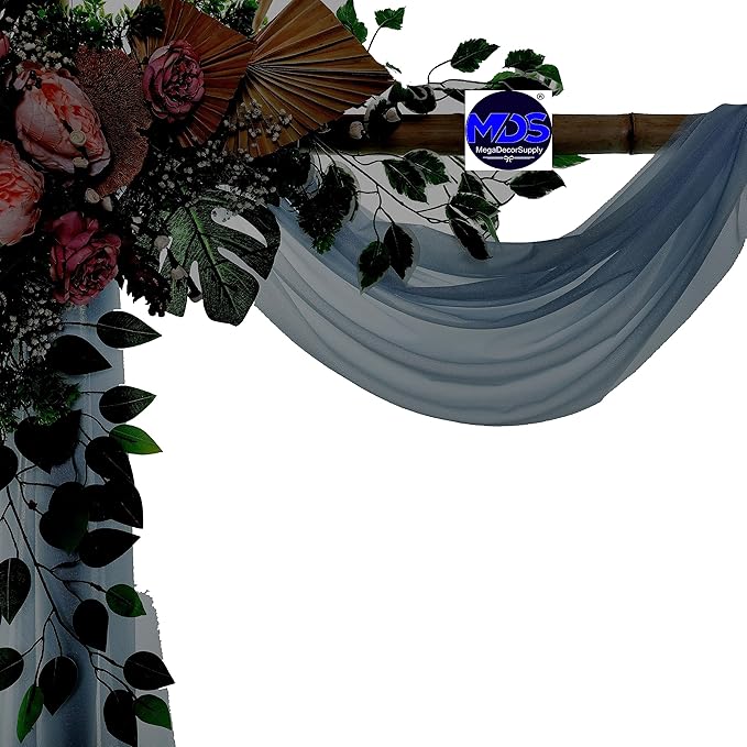 MDS Halloween Chiffon Draping Fabric - 2 Panel, 30" Wide x 100ft Long - ...