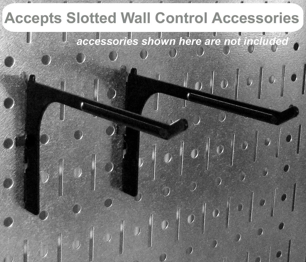 Wall Control Craft & Hobby Pegboard Organizer Storage Kit with White Pegb...