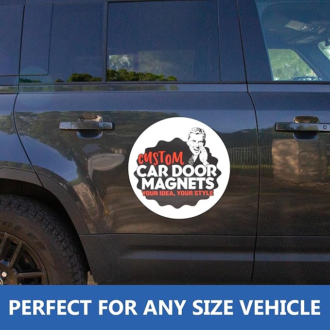 Custom Car Magnet Signs for Businesses 2 pk