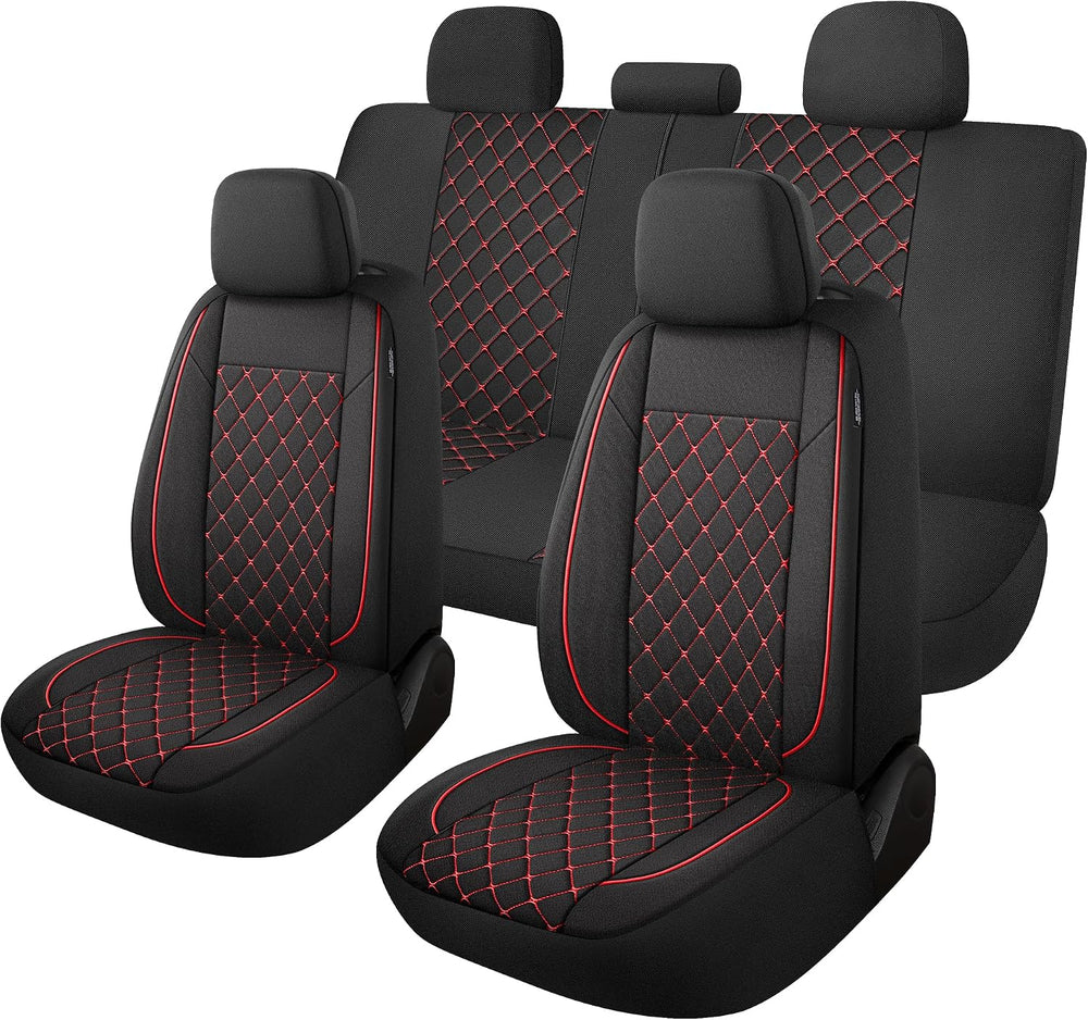 YGL Breathble Car Seat Covers Full Set, Washable Seat Covers for Cars, Premiu...