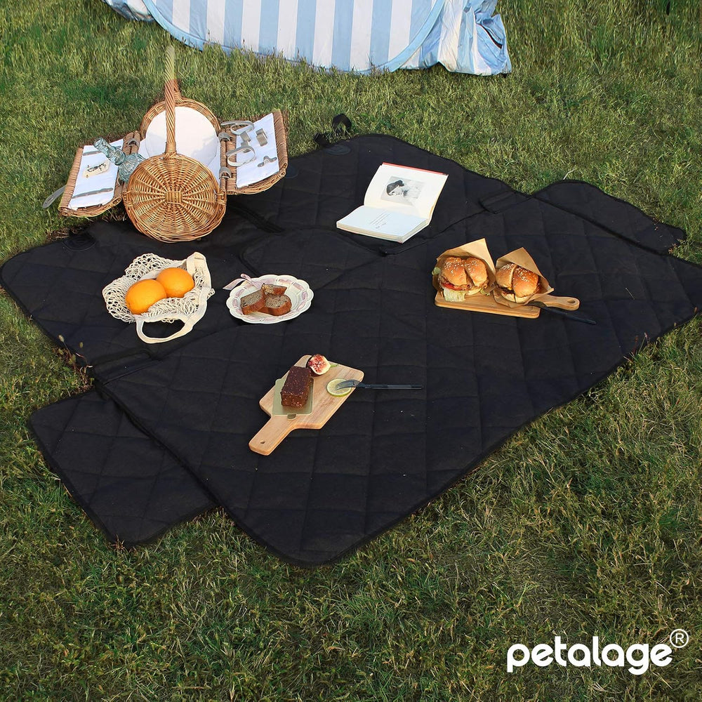 petalage Bench Dog Car Seat Cover for Back Seat Waterproof Seat Covers Durabl...