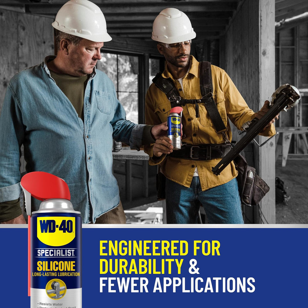 WD-40 Specialist Silicone Lubricant, New Bigger Can, 13.3 OZ [6-Pack]