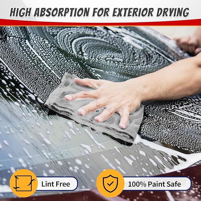 FIXSMITH Shop Towels, Microfiber Towels (Pack of 200)