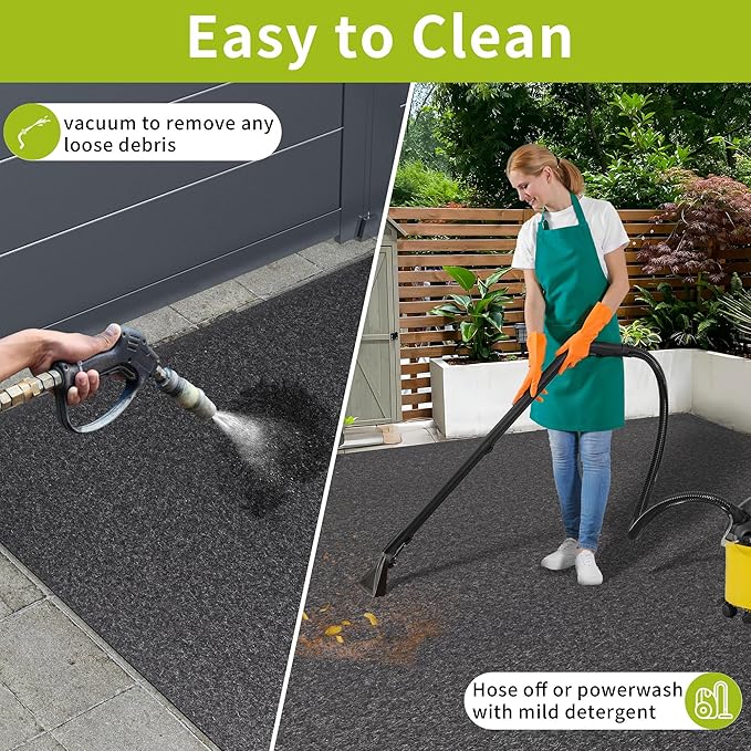 Oil Spill Mat - 96" x 60" Absorbent Oil Garage Floor Mat