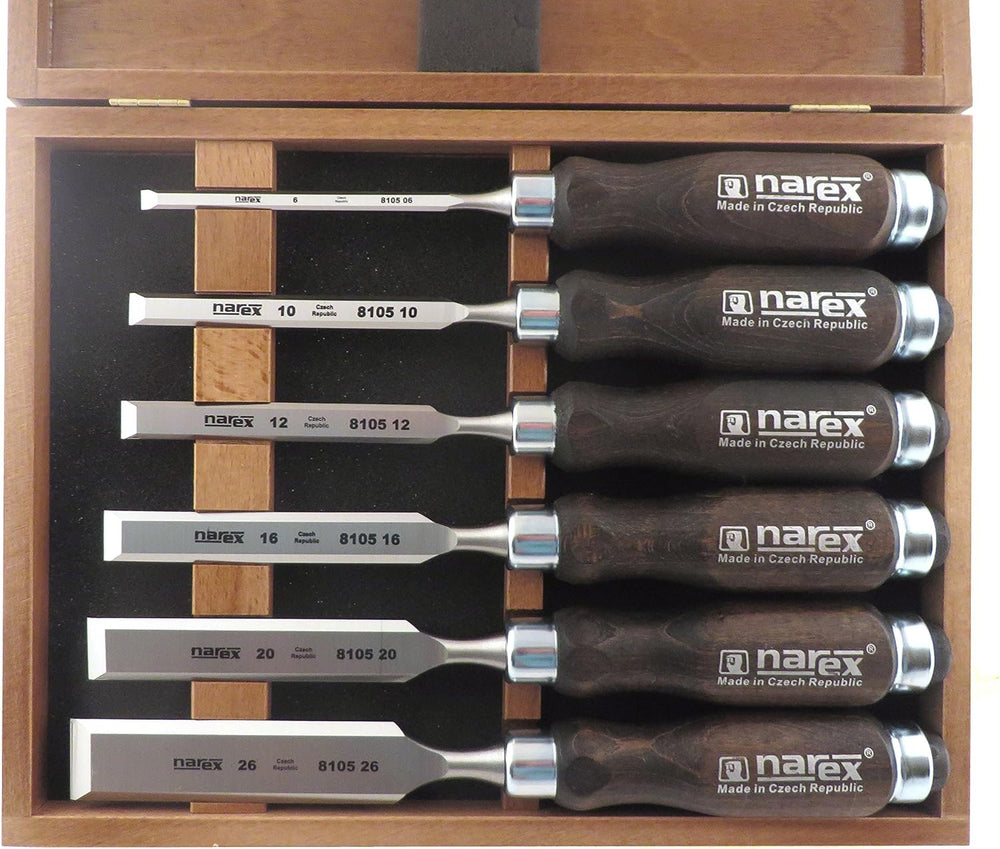 Narex 6 pc Set 6 mm (1/4), 10 (3/8), 12 (1/2), 16 (5/8), 20 (13/16), 26 (1-1/...