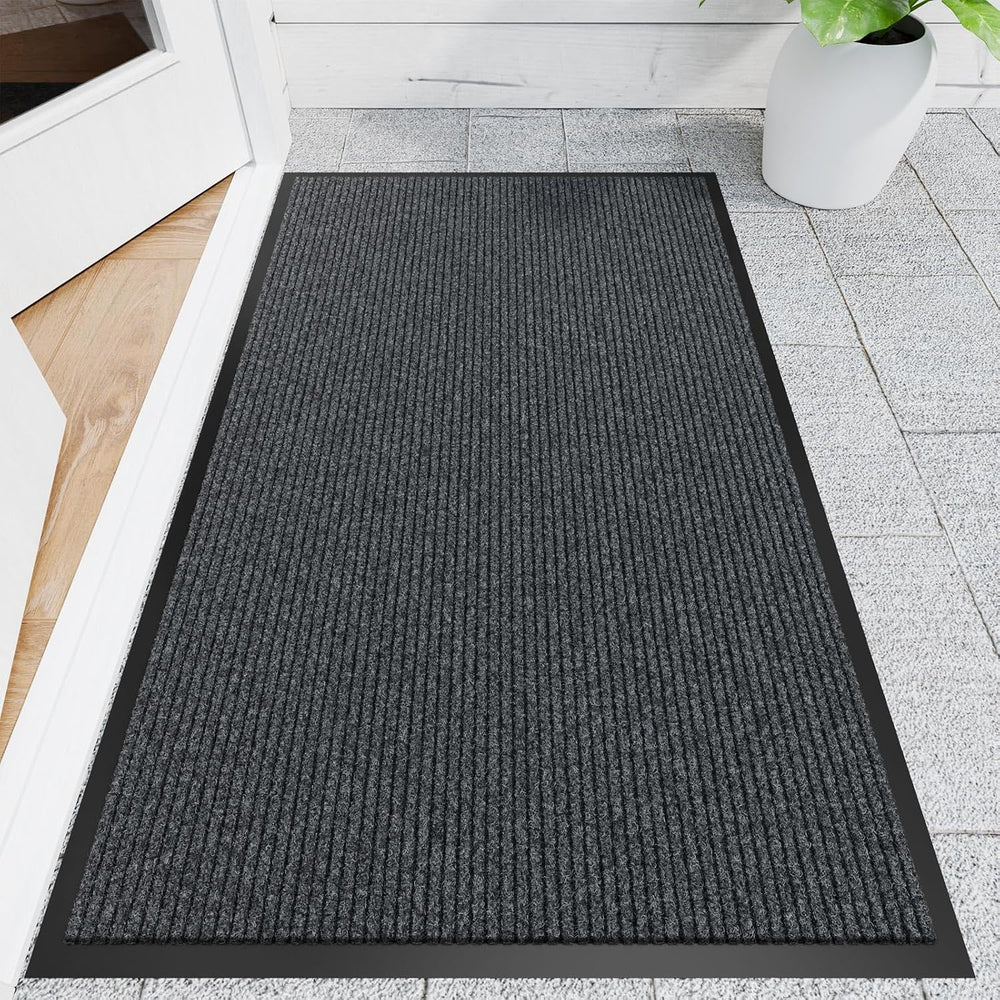 Front Door Mat, Commercial Floor Entrance, Low Profile, Durable Rubber Backing