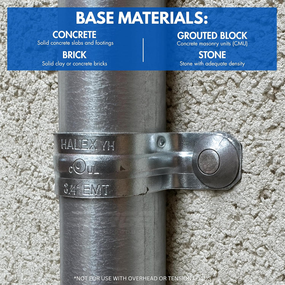 1/4" X 1-1/2" Stainless Hammer Drive Nail in Concrete Anchor (Box o...