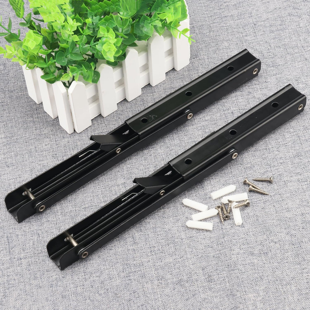 4 Pairs 8 PCS 12 Inch Folding Shelf Brackets,Metal Collapsible Shelf Bracket ...